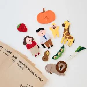 [노리터보드]노리터 펠트자석 프렌즈 세트 4종