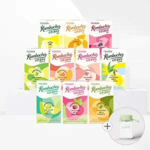 콤부차 베스트 10가지맛 혼합 100스틱+보틀