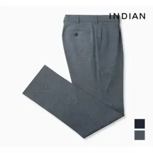 [인디안][INDIAN] 조직감 폴리스판 원턱 데일리 팬츠--MITDLXS1411