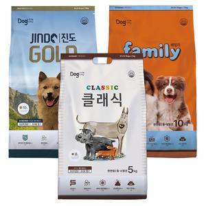 도그랑 강아지사료 5kg 클래식 패밀리 진도 골드 대용량 사료
