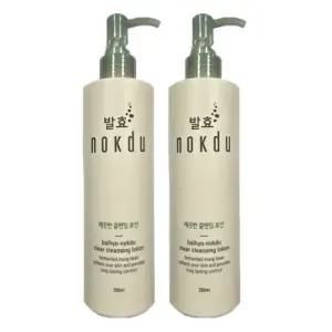 코리아나 발효녹두 깨끗한 클렌징 로션 250ml 2개