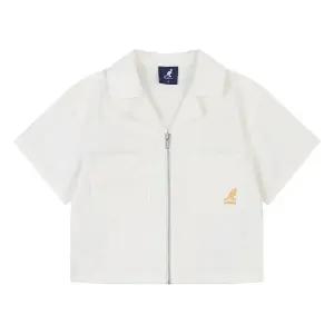 [캉골키즈](광주신세계)투 포켓 집업 셔켓 QB 0001 오프 화이트