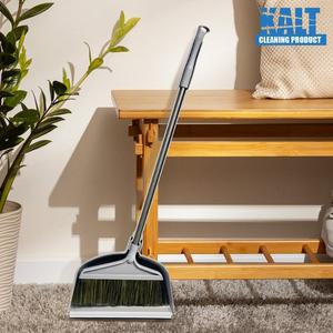 [월드크린]칼트 돈모 스탠드 빗자루 쓰레받기 세트 다목적 청소