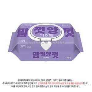 쌍용C&B 코디 맘껏 양껏 물티슈 110매(캡) x 24개(한박스)