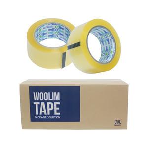 우림 OPP 투명 박스테이프 80M 1박스 50개입 낱개포장 48mm 경포장용 테잎 친환경 아크릴본드 57mic 이사짐