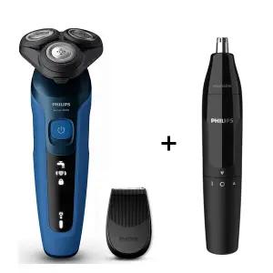 [필립스] Shave 앤 Go NEW 5000 시리즈 면도기 S5466/17 +필립스 코털제거기