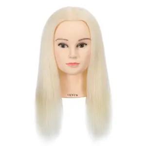 비너스가발 100%양모 16인치 드라이 아이롱 컬러링 통가발 백모