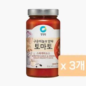 [청정원](의정부점) 토마토스파게티소스600g x3개/면500g 증정