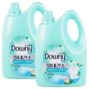 다우니 고농축 섬유유연제 실내건조 프레시 클린 본품 4L 2개