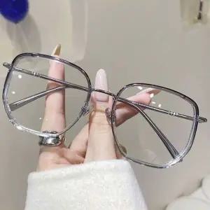 [하프클럽/]여자 남자 큰사이즈 스퀘어 렉탱글 안경테