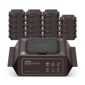 로얄 플러스 도톰한 엠보싱 물티슈 캡형 70매 x 20팩