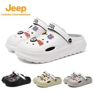 JEEP(지프) EVA 슬리퍼 겸 샌들+(파츠 10개) 남자 여자 남성 여성 사무실 실내화 여름 아쿠아 크록스