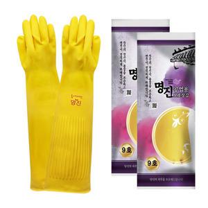 명진 공업용 고무장갑 12호 5켤레 미나리 해루질 어？장갑