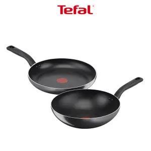 [테팔] 티타늄 1X 쿡이지 프라이팬 2종 세트(팬28+웍28)