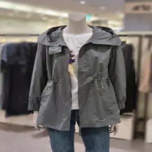 [트리아나] 소고 후드넥 야상트렌치코트AI3YA05