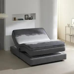 [오키멧 이마트 입점] 글라스 모션 매트리스,리클라이너침대+ 양방향 수납형 침대 프레임