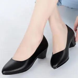 ONM 힐 면접 구두 데일리 펌프스 정장 발편한 3.5 블랙