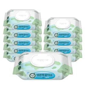 생분해 물티슈 에코 캡형 70매 10팩