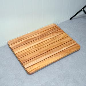 수지매트 마호가니 프리미엄 원목 발판 중형