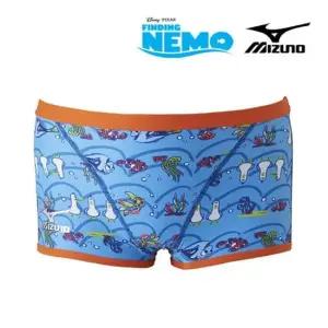 미즈노 남아동 탄탄이 숏사각 수영복 0W2443 아동용