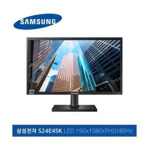 삼성전자 중고 24인치 S24E450 16:9 LED Full HD 피벗 RGB DVI LS24E45KFSA 모니터