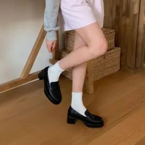 ONM 로퍼 디자인 펌프스 5cm통굽 하이힐 원피스 치마 구두