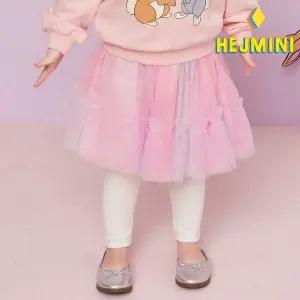 [헤이미니] 파스텔레인보우샤스커트레깅스