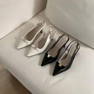 ONM 슬링백힐 하이힐 스틸레토 뾰족코 여성 구두