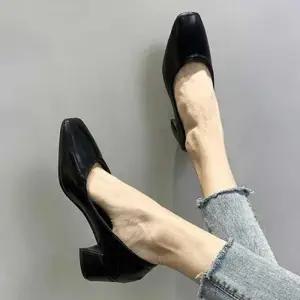 ONM 하객룩 미들굽펌프스힐 낮은굽 정장 로퍼 예쁜신발선