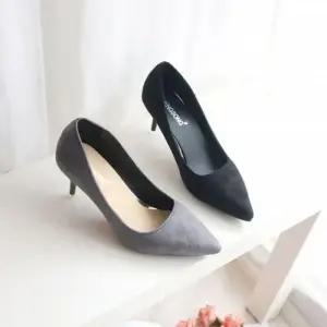 ONM 패션구두 구두 스웨이드 2컬러 여자하이힐 뾰족코 펌