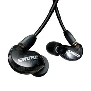 슈어 AONIC 215 UNI 모니터링 이어폰 SHURE SE215 유선 줄 인어어 이어폰(블랙)