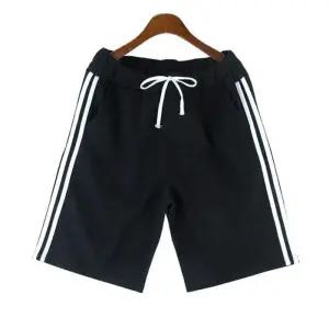 ONM 남녀공용 두줄 5부 반바지 허리밴딩 홈웨어