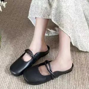 ONM 여자 룩 구두 편한 데이트 형 뮬 슬리퍼 데일리 슈즈