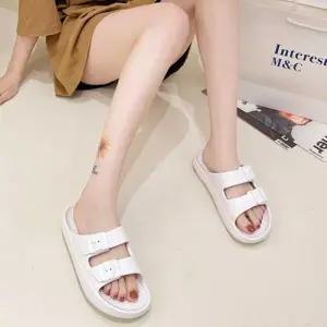 ONM 남녀 베이직 신발 공용 무지 스트랩 슬리퍼 캐주얼