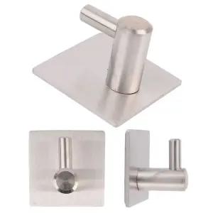 다용도 스텐걸이 부착고리 1p/다용도/걸이/후크/벽/행거/접착/고리/무타공/접착식/부착/벽걸이/붙이는/주방