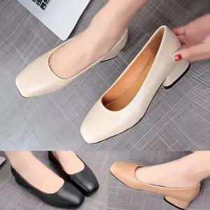 ONM 정장구두 여성신발 베이직 샌들 미들힐 펌프스힐