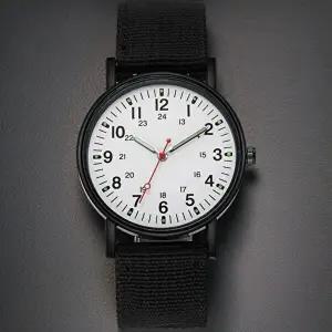 슬림 나토 밴드 저소음 손목 시계 기념품 학생 시험-WFG1W3E