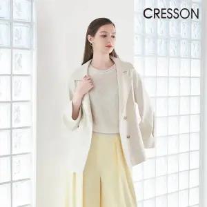 [크레송] 아이보리 프렌치 린넨 블렌디드 자켓 C241B101A_03