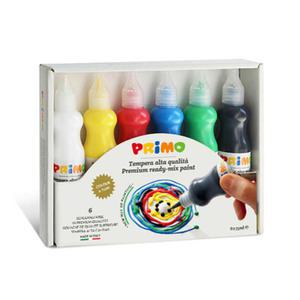 종이나라 프리모 템페라물감  6색 75ml/수성물감