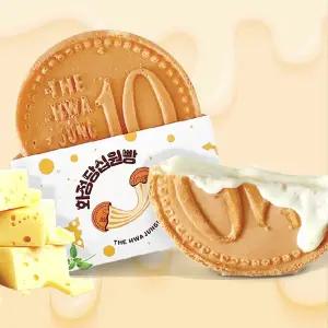 [더주]치즈듬뿍 화정당 경주 십원빵 / 모짜렐라치즈 120g x 3봉 + 콘치즈모짜 120g x 3봉 / 총 6봉