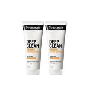 뉴트로지나 딥클린 젠틀 포밍 클렌저 100g X2개