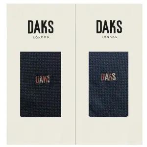 [대구백화점] [닥스양말]닥스 신사 면 장목 하운드2족 세트(25304)