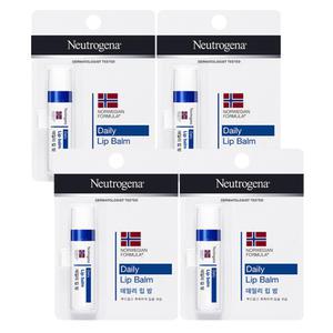 뉴트로지나 데일리 립밤 4g X4개