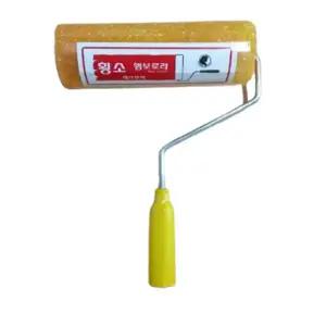 바닥전용 작은벌집로라 (황색-9인치) 우레탄 에폭시 사용가능 엠보롤라 무늬롤러