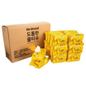 노브랜드 도톰한 물티슈 캡형 100매 20팩