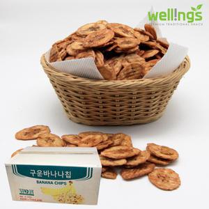 대용량 업소용 추억의 말린 건조 과일 필리핀 영양 간식 슬라이스 구운 바나나칩 4kg