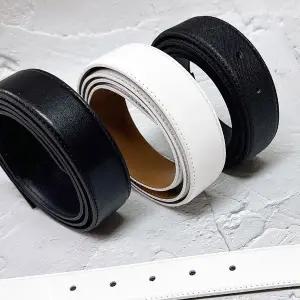 국산 플럼도트 폭33mm 교체용 소가죽벨트끈 허리띠