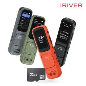 블루투스 MP3플레이어 아이리버 T80 마이크로SD 32GB 스피커 음성녹음 구간반복 재생속도조절