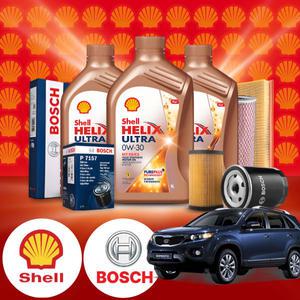 쏘렌토R(09~11) 2.0 2.2 디젤 쉘 힐릭스 울트라 ECT C2 C3 0W-30 엔진오일필터세트 7리터