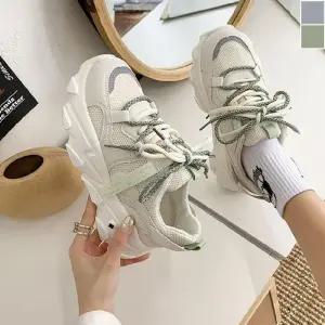 ONM 여자 통굽 스타일 스니커즈 2컬러 1P 고품질 일상 운